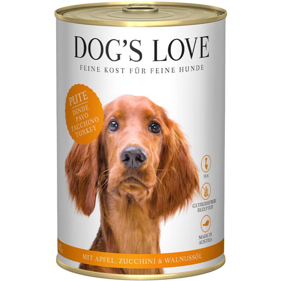 Dog´s Love Pavo, Manzana, Calabaza y Aceite de Nuez