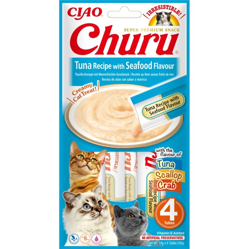 Inaba Churu Atún y Marisco para gatos