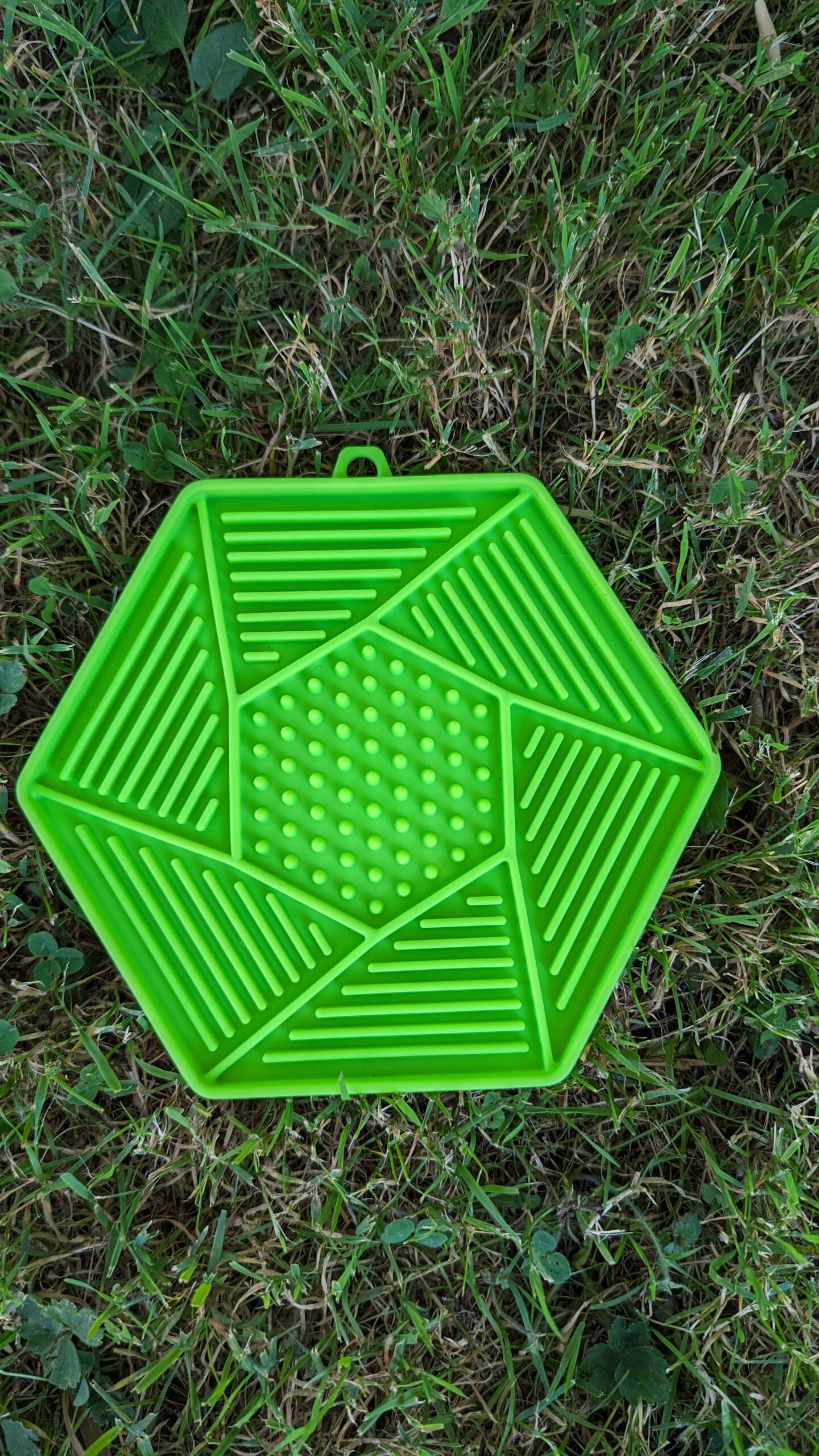 Lick Mat Neon Hexagon
