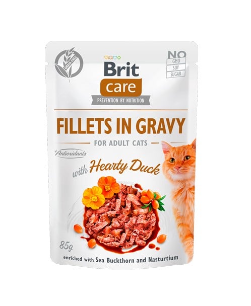 Brit Care Cat Filetes de Pollo y Pato en caldo para gatos