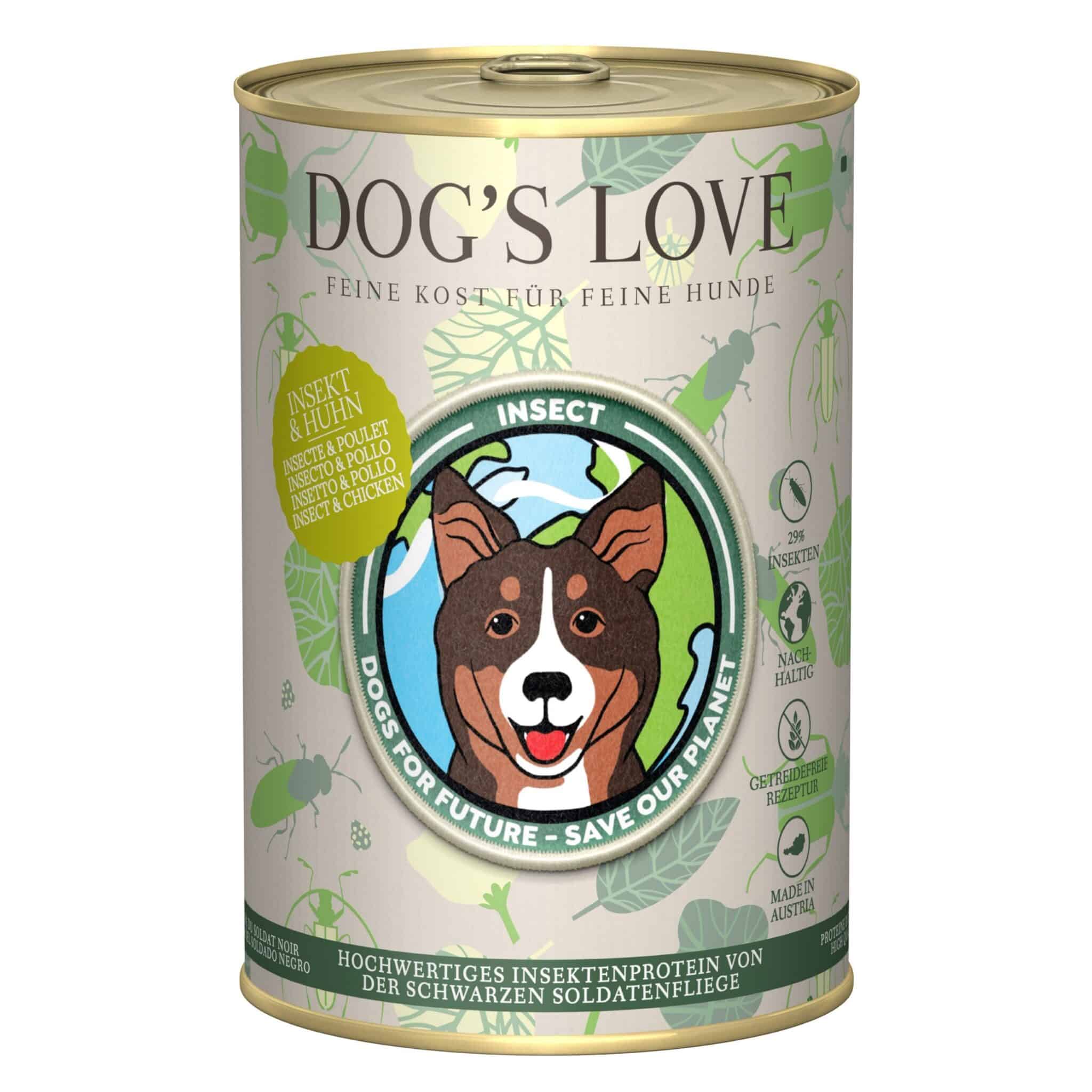 Dog´s Love Lata de Insectos y Pollo