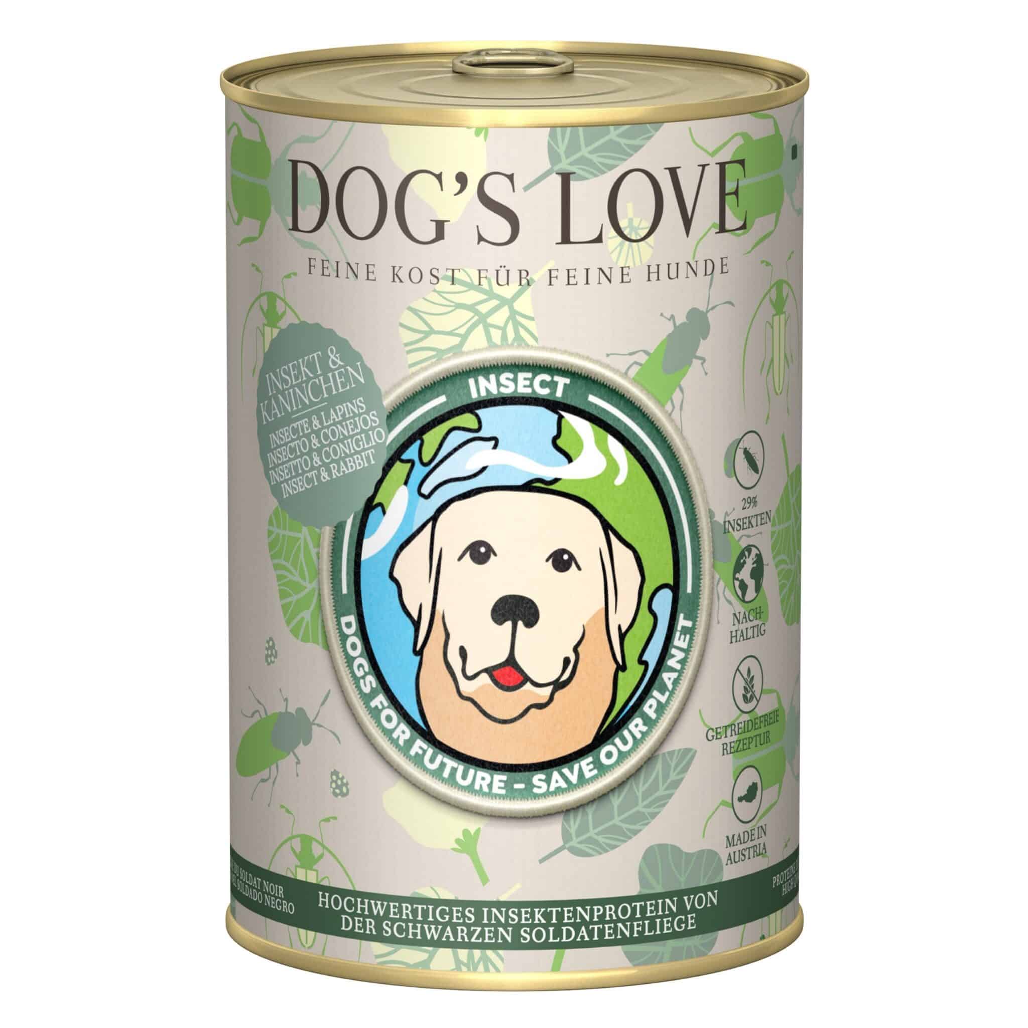 Dog´s Love Lata de Insectos y Conejo