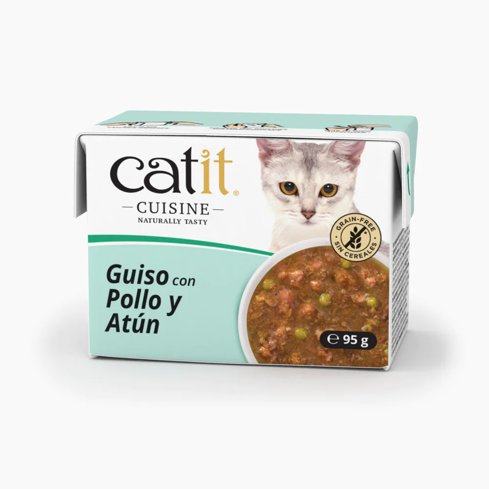 Guiso para gatos Catit Cuisine - Pollo con Atún