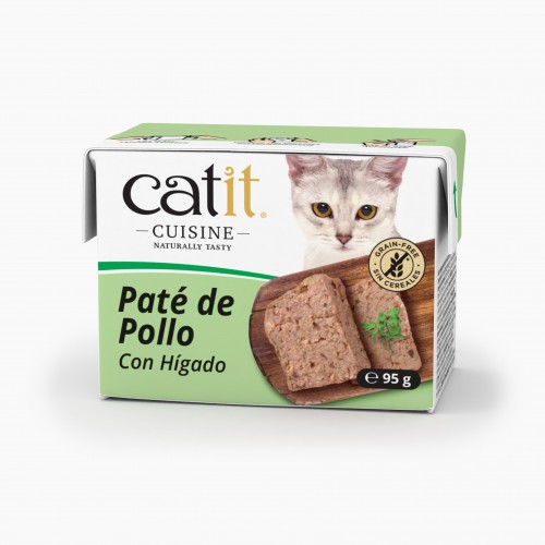Paté para gatos Catit Cuisine - Pollo con Hígado