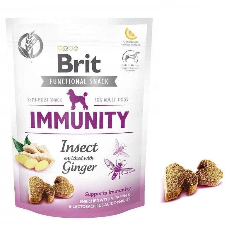 Snacks Brit Inmunity - Insectos y Calabaza