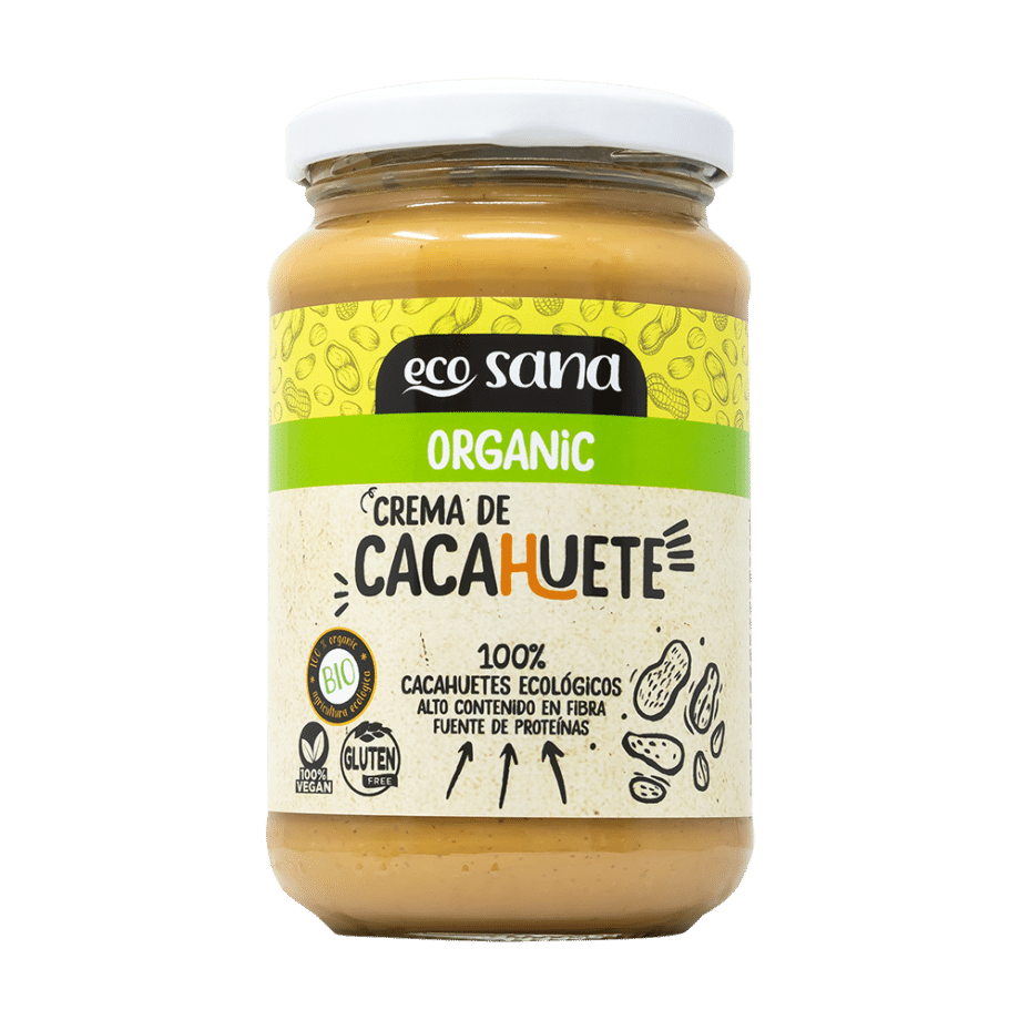 Crema de cacahuetes ecológica