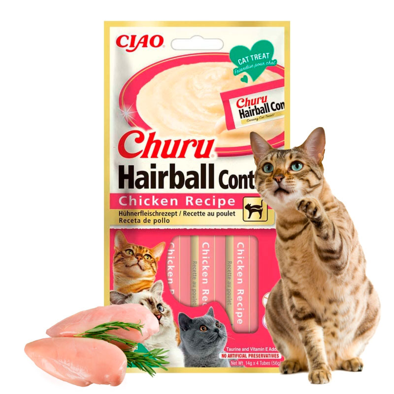Inaba Churu Hairball - Pollo