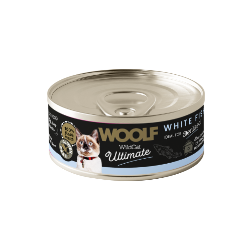Woolf Ultimate Lata Pate de Pescado blanco para Gatos