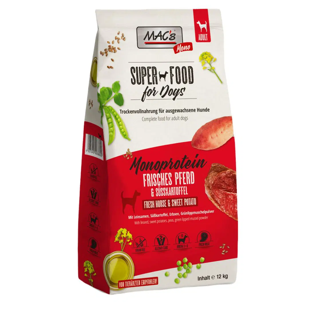 MAC’s Pienso Monoproteico de Caballo para Perros