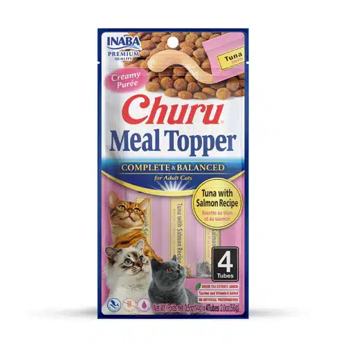 Inaba Churu Meal Topper Atún con Salmón para gatos