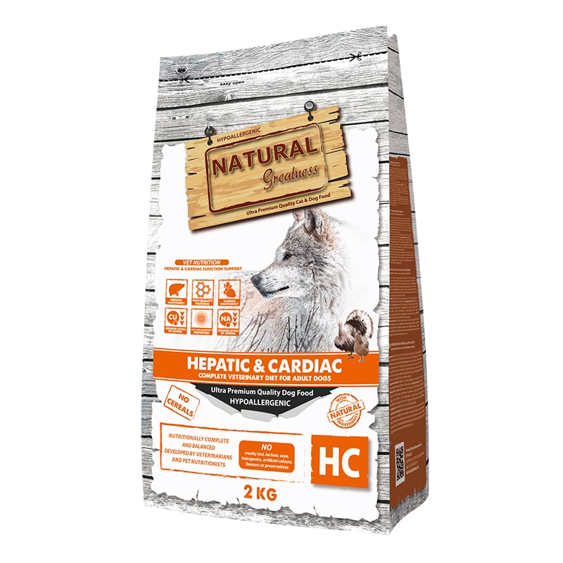 Natural Greatness Pienso Hepatic & Cardiac para perros