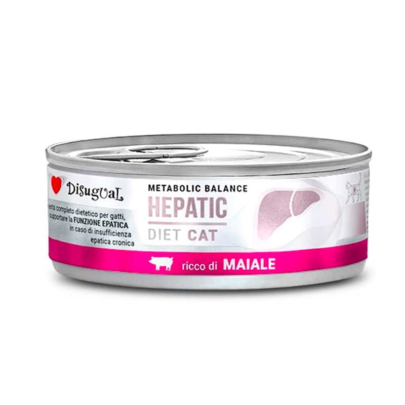 Disugual Lata Hepática Cerdo, Pavo y Codorniz para gatos