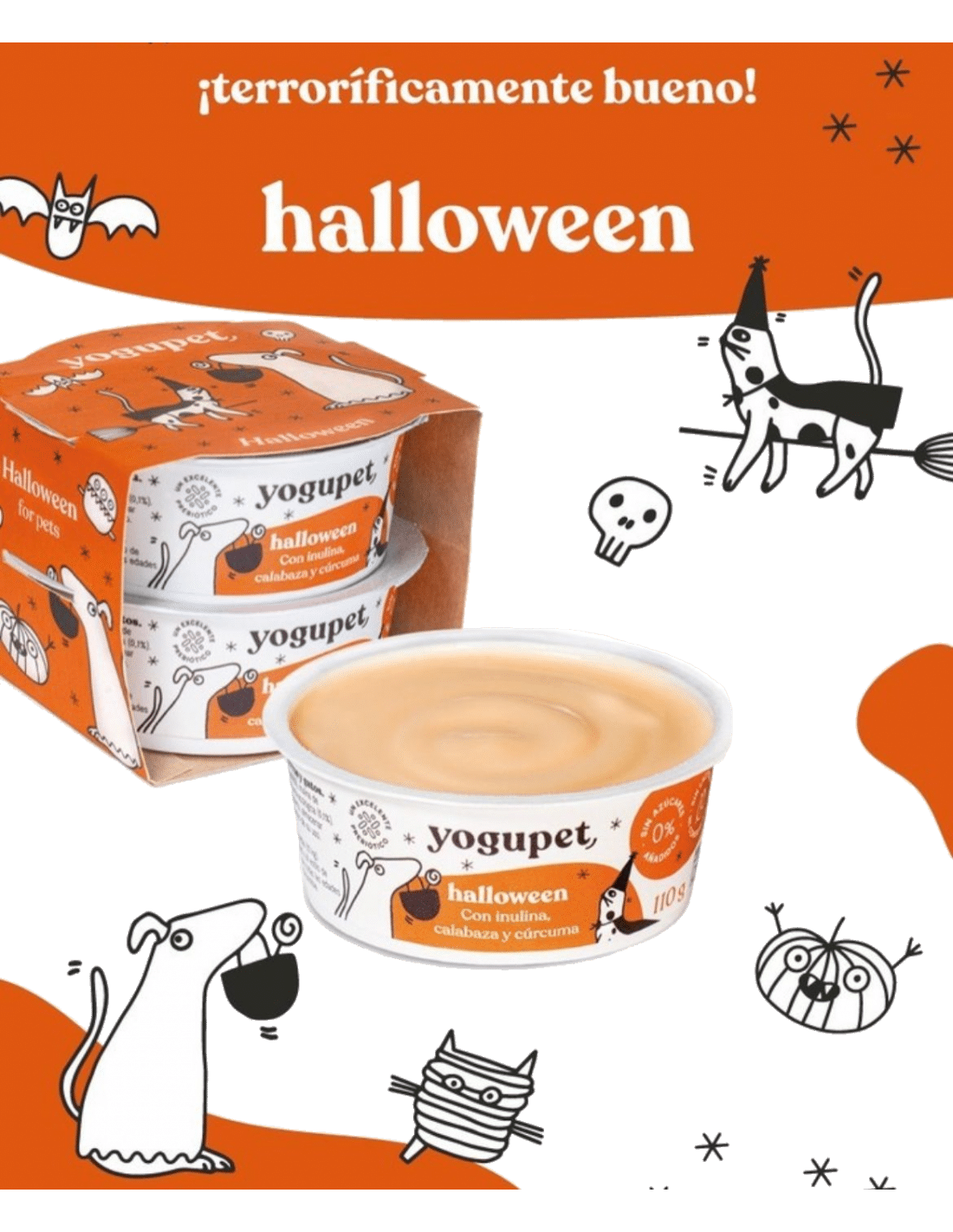 Yogupet Yogurt - Pack de 2 Especial Halloween