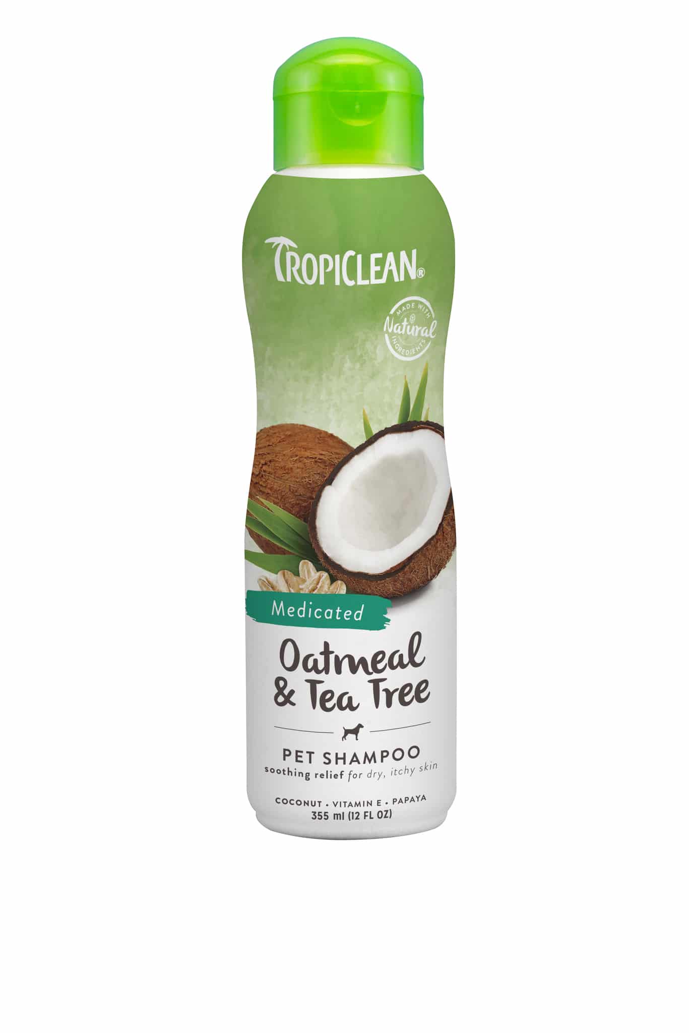 Tropiclean Champú Calmante con Avena y Árbol de Te
