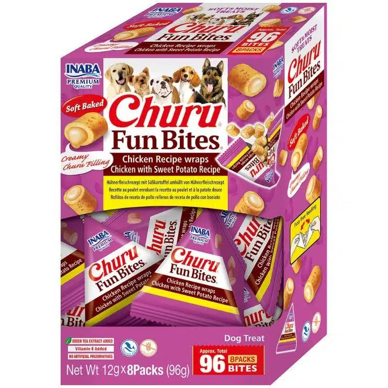 Inaba Churu Fun Bites Pollo con Boniato para perros