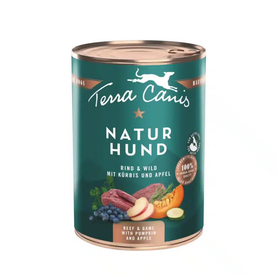 Terra Canis Naturhund Buey y Venado con Calabaza, Manzana y Arándanos