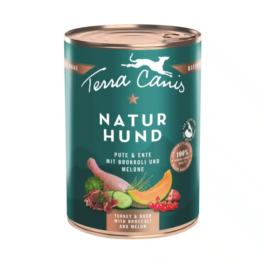 Terra Canis Naturhund Pato y Pavo con Brécol, Melón y Grosella roja