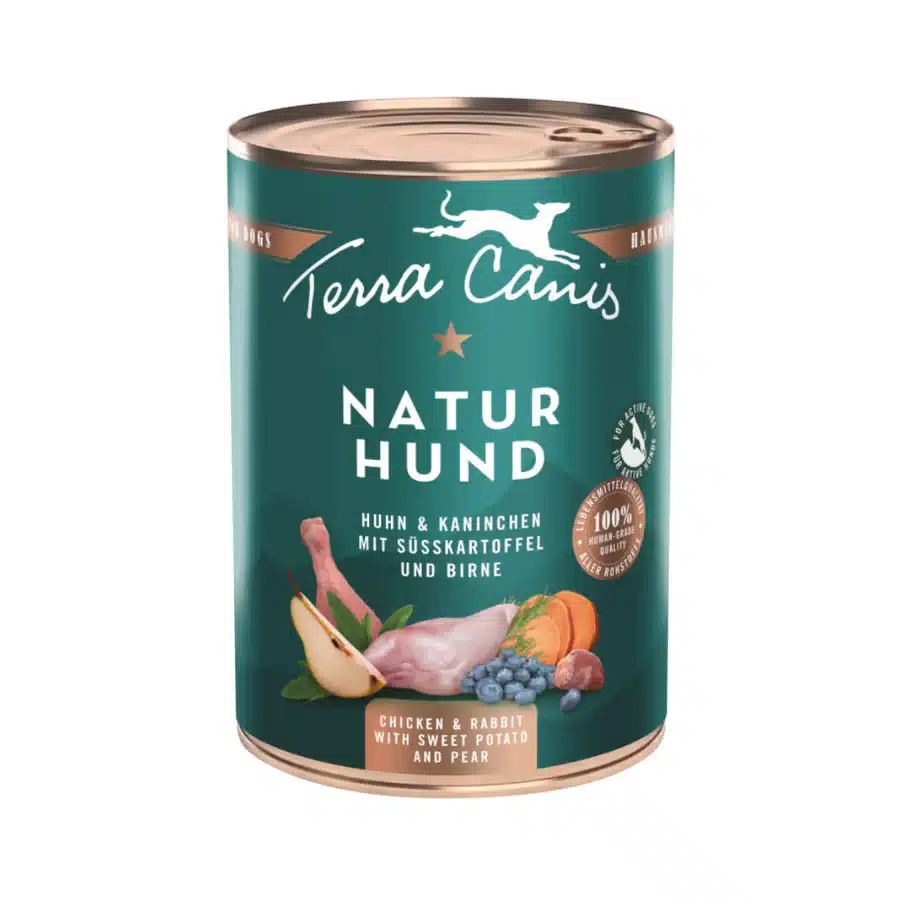 Terra Canis Naturhund Pollo y Conejo con Boniato, Pera y Arándanos