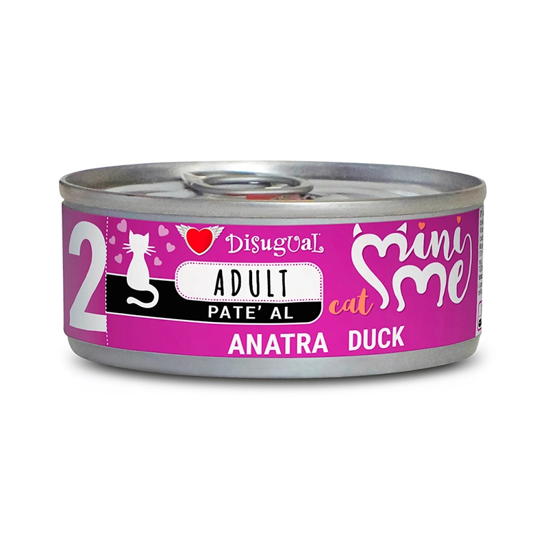 Disugual Mini Me - Latas húmedas para Gatos Adultos - Imagen 2