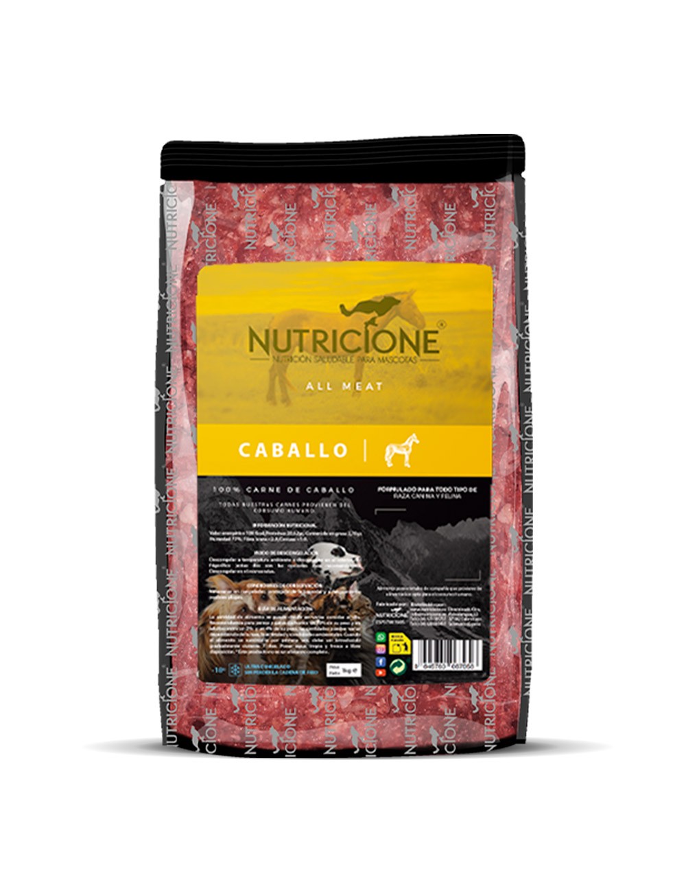 Nutricione - BARF Carne de Caballo (sin hueso)