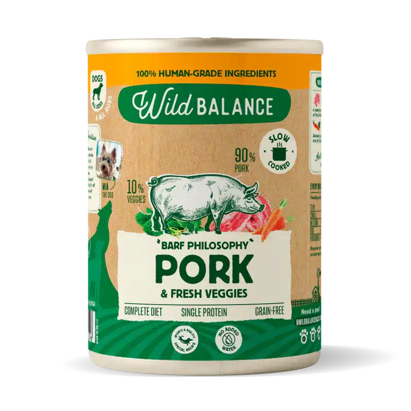 Wild Balance BARF Philosophy - Lata de Cerdo con Verduras