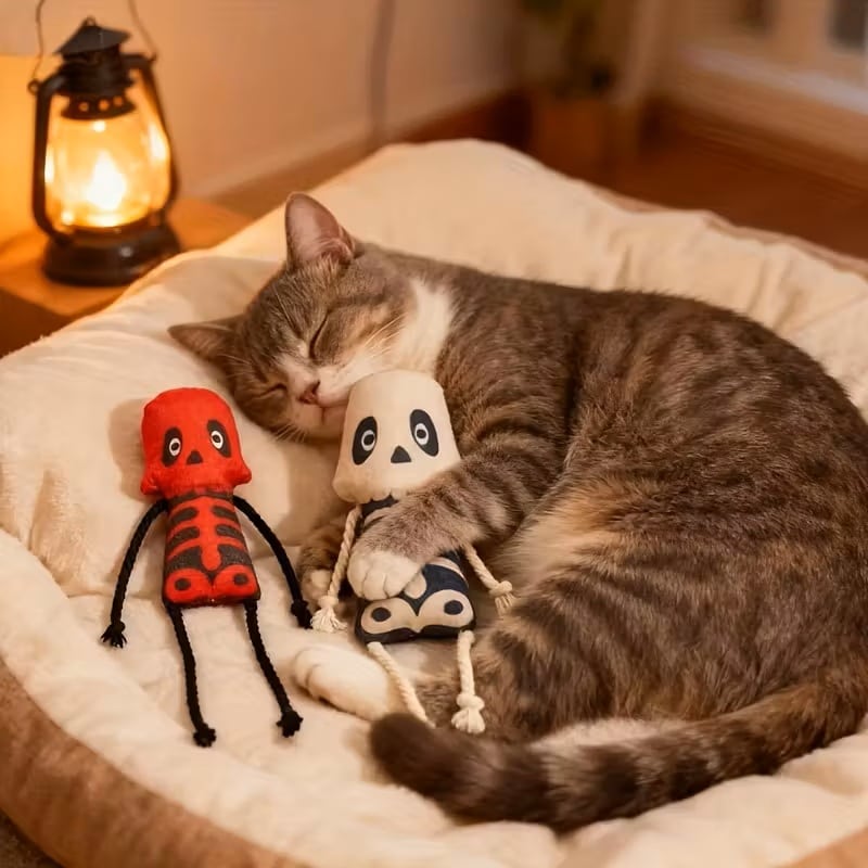 Keto El Esqueleto Gatuno de Halloween