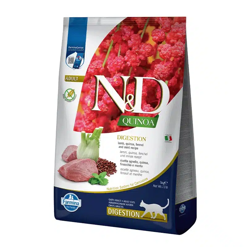 farmina-nd-cat-quinoa-grain-free-digestion-pienso-para-gatos Farmina ND Cat Quinoa Digestión Cordero Pienso para gatos con digestiones sensibles