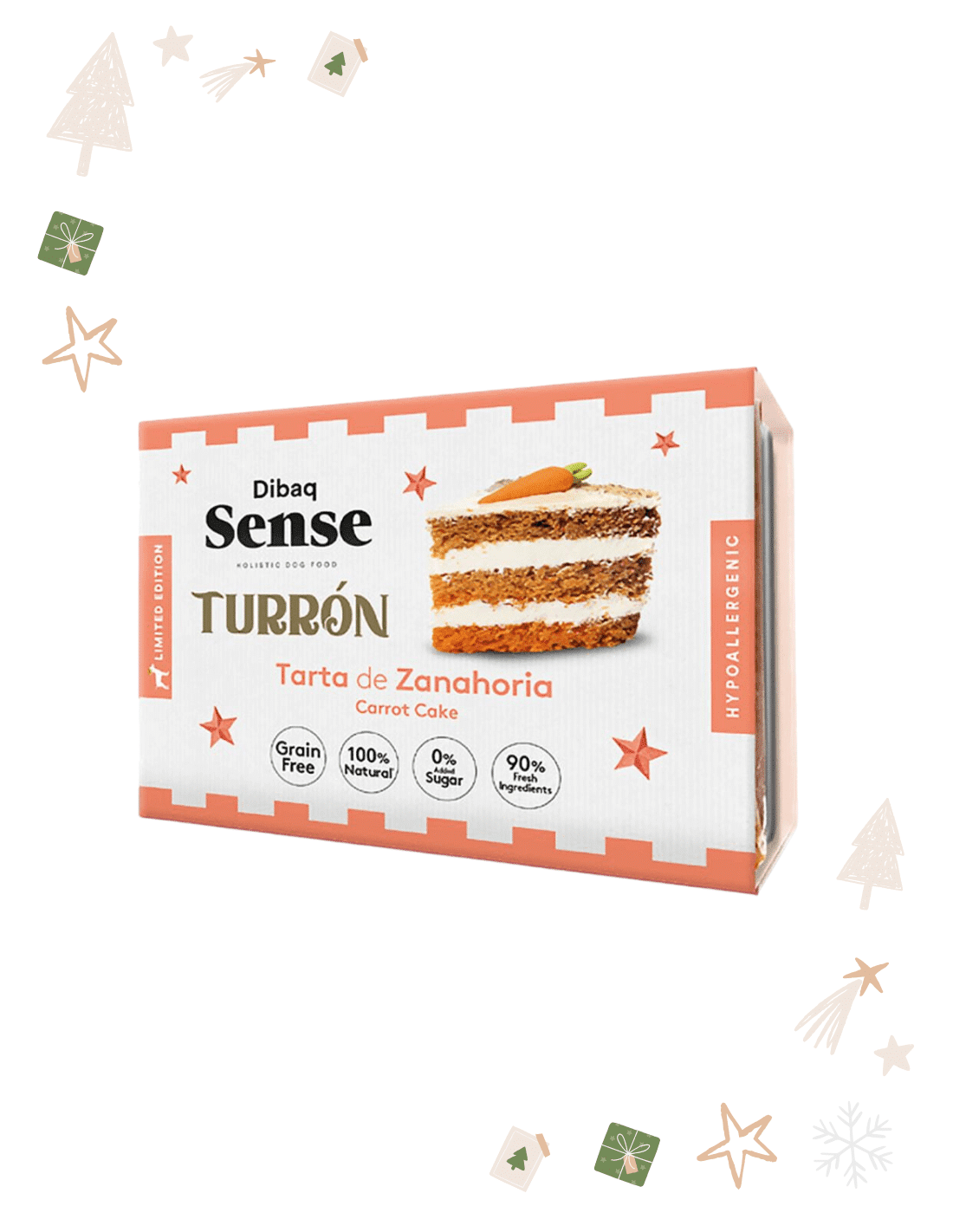 Turrón para Perros Dibaq - Tarta de Zanahoria