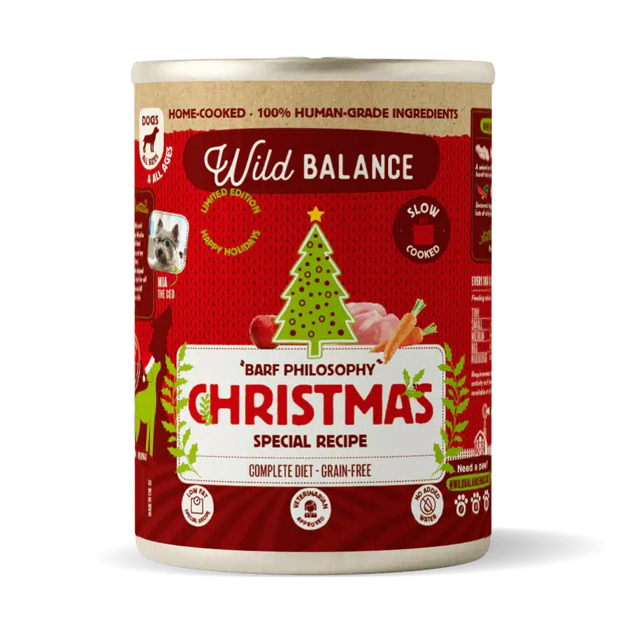 Wild Balance - Lata de Navidad Ciervo y Conejo para Perros