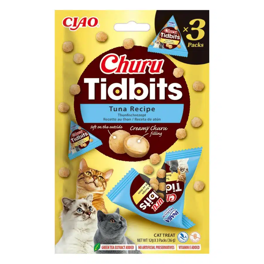 Inaba Tidbits Snacks de Atún para Gatos Inaba Tidbits Snacks de Atún para Gatos