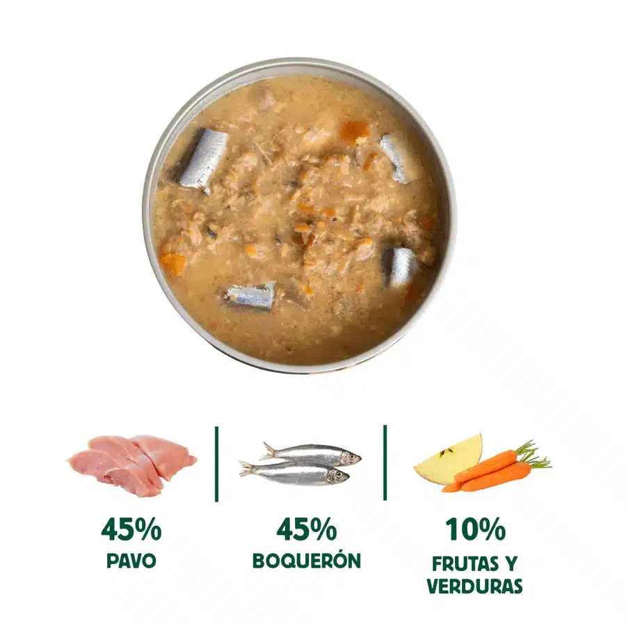 Wild Balance Cazuela de Boquerón, Pavo y Manzana Roja- Wild Balance Cazuela de Boquerón, Pavo y Manzana Roja