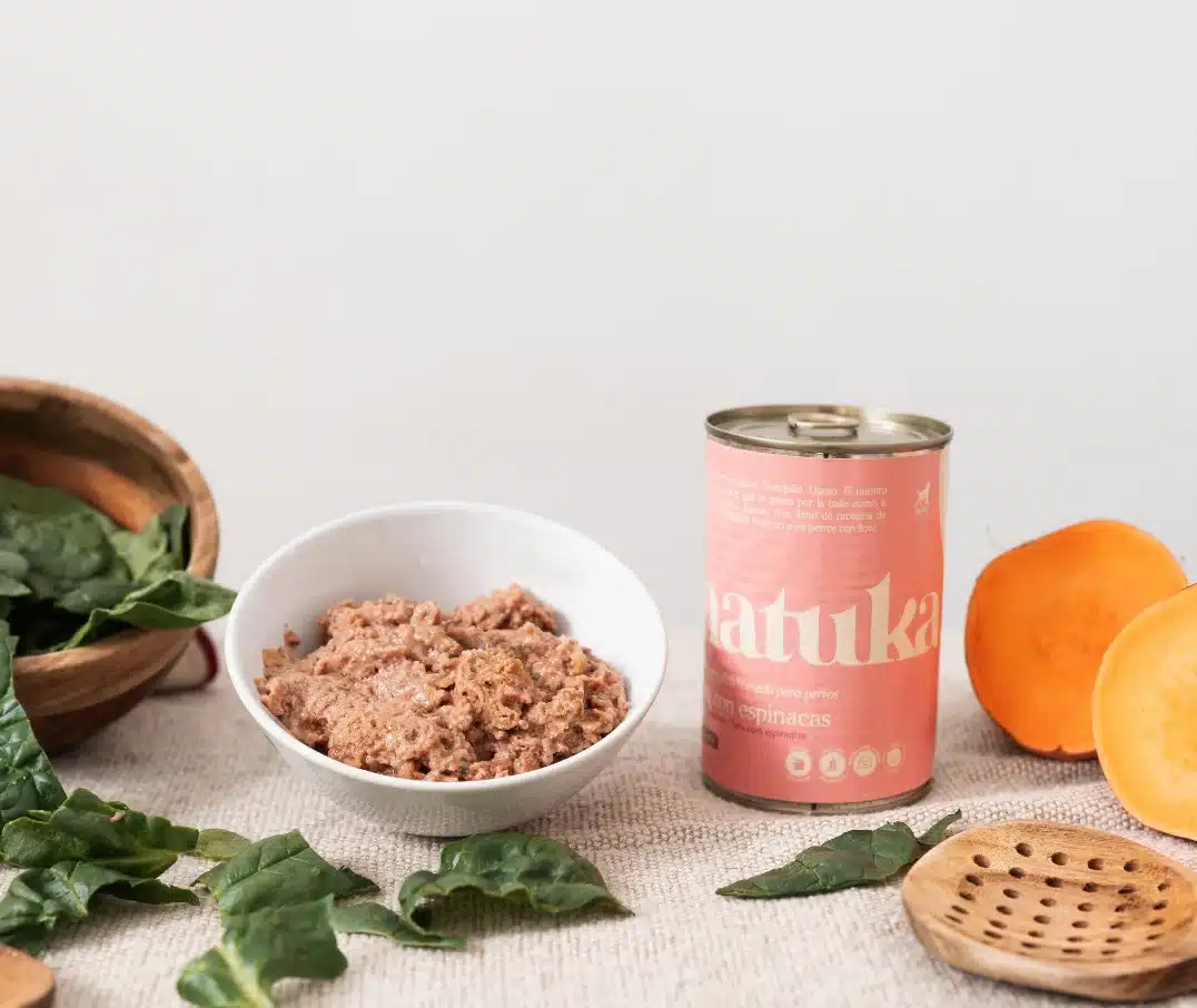 Natuka Lata de Pavo con Espinacas