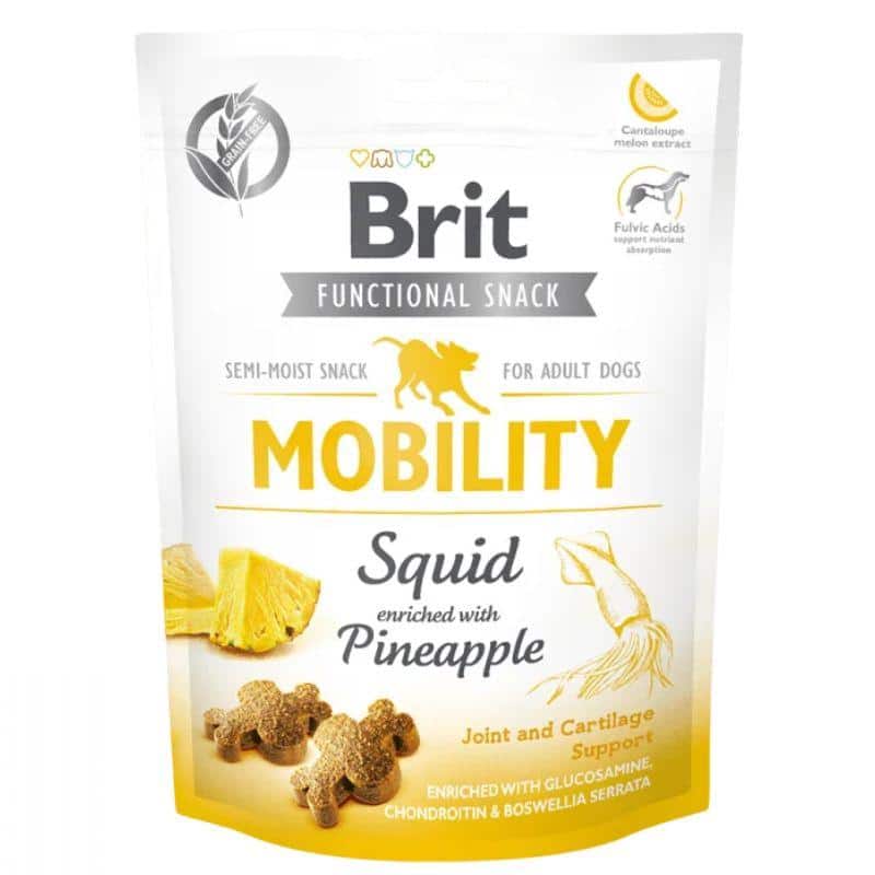 Snacks Brit Mobility Calamar con Calabaza