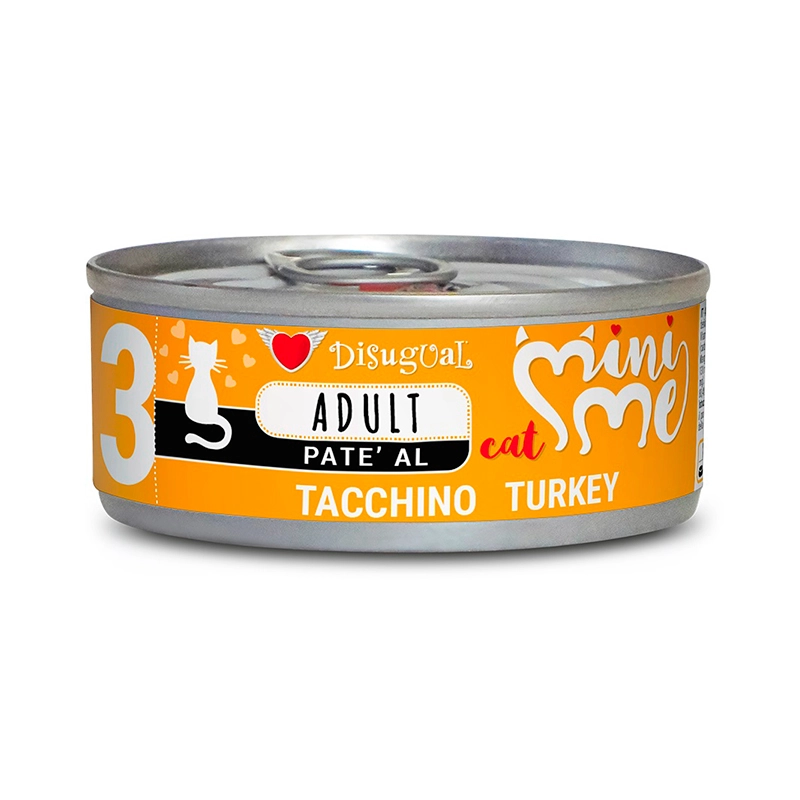 Disugual Mini Me - Latas húmedas para Gatos Adultos - Imagen 3