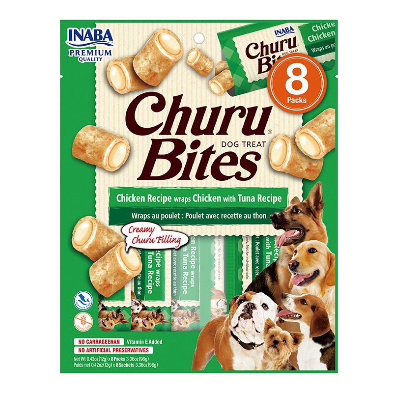Inaba Churu Bites para perros - Pollo con Atún